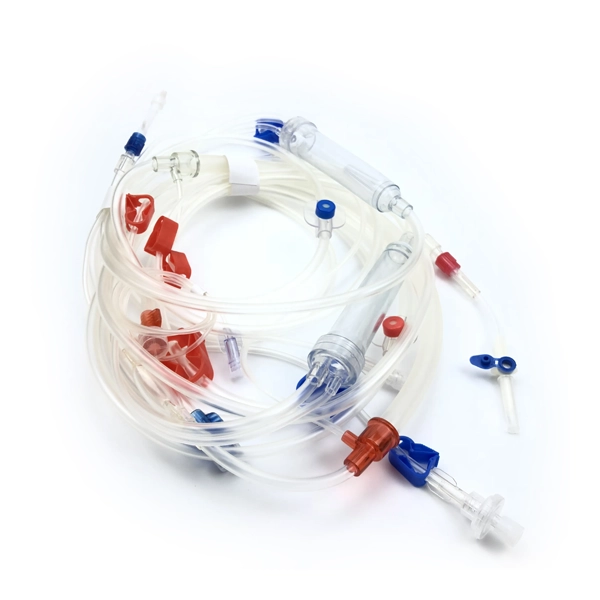 Hemodialysis tube set